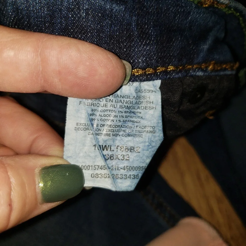 Wrangler Retro Jeans Mens Medium Wash Size‎ 36x32 Slim Straight Western Cowboy - Picture 9 of 9